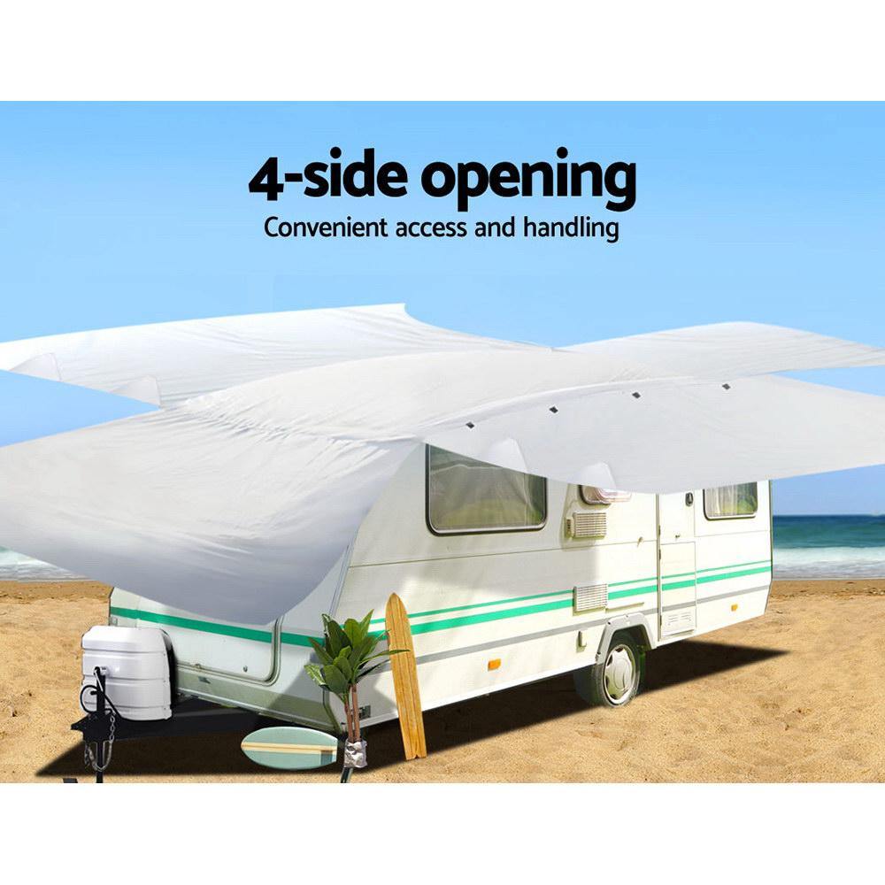 14-16ft Caravan Cover 4 Layer UV Water Resistant - Leisure Outdoors