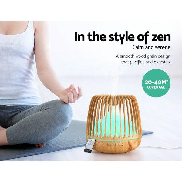 4-In-1 Aroma Diffuser - Aromatherapy Humidifier Purifier - Leisure Outdoors