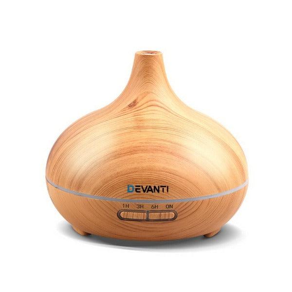 4 in 1 Aroma Diffuser - Aromatherapy Humidifier Purifier - Light Wood - Leisure Outdoors