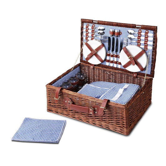 4 Person Outdoor Picnic Basket - Leisure Outdoors