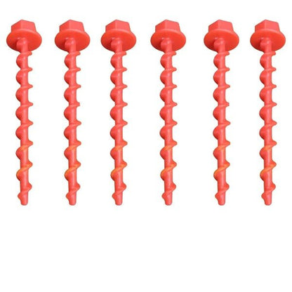 7 Piece - Screw Peg Small And Hex Drill Adaptor - Leisure Outdoors