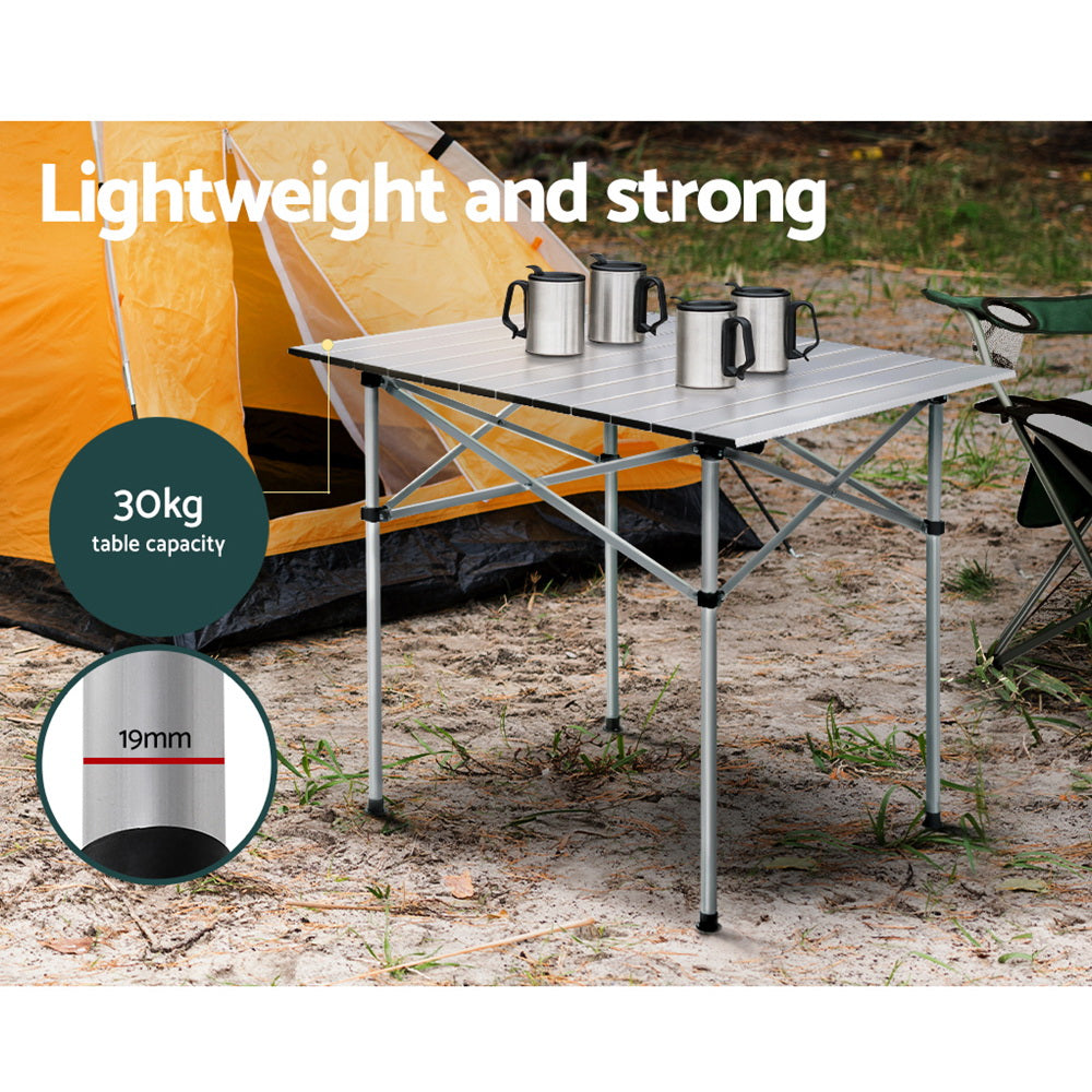 Camping Portable Table Roll Up