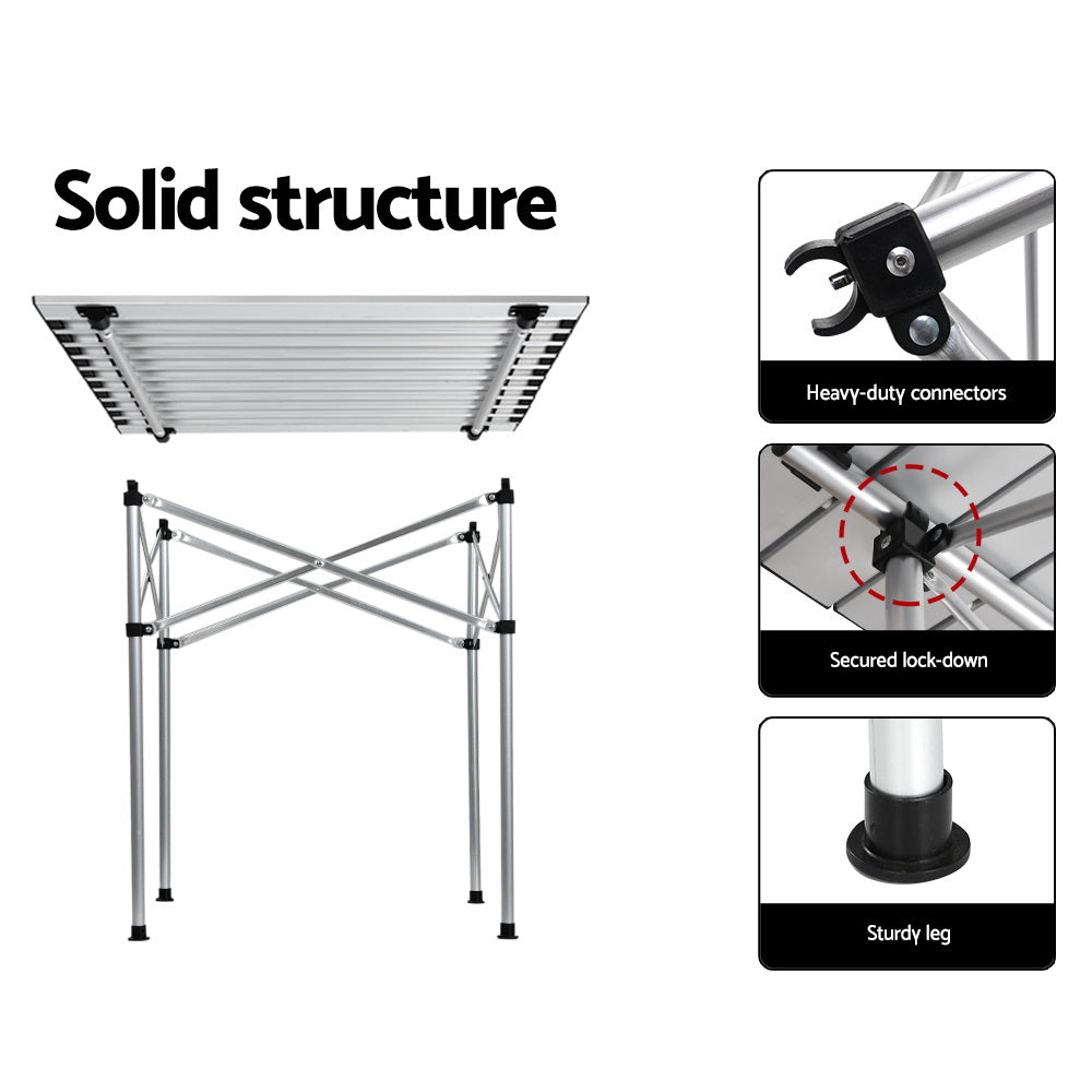 Camping Portable Table Roll Up