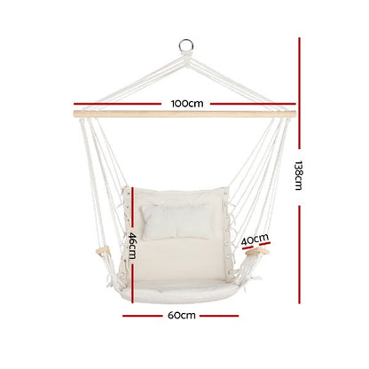 Hammock Hanging Swing Chair - Cream