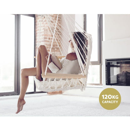 Hammock Hanging Swing Chair - Cream