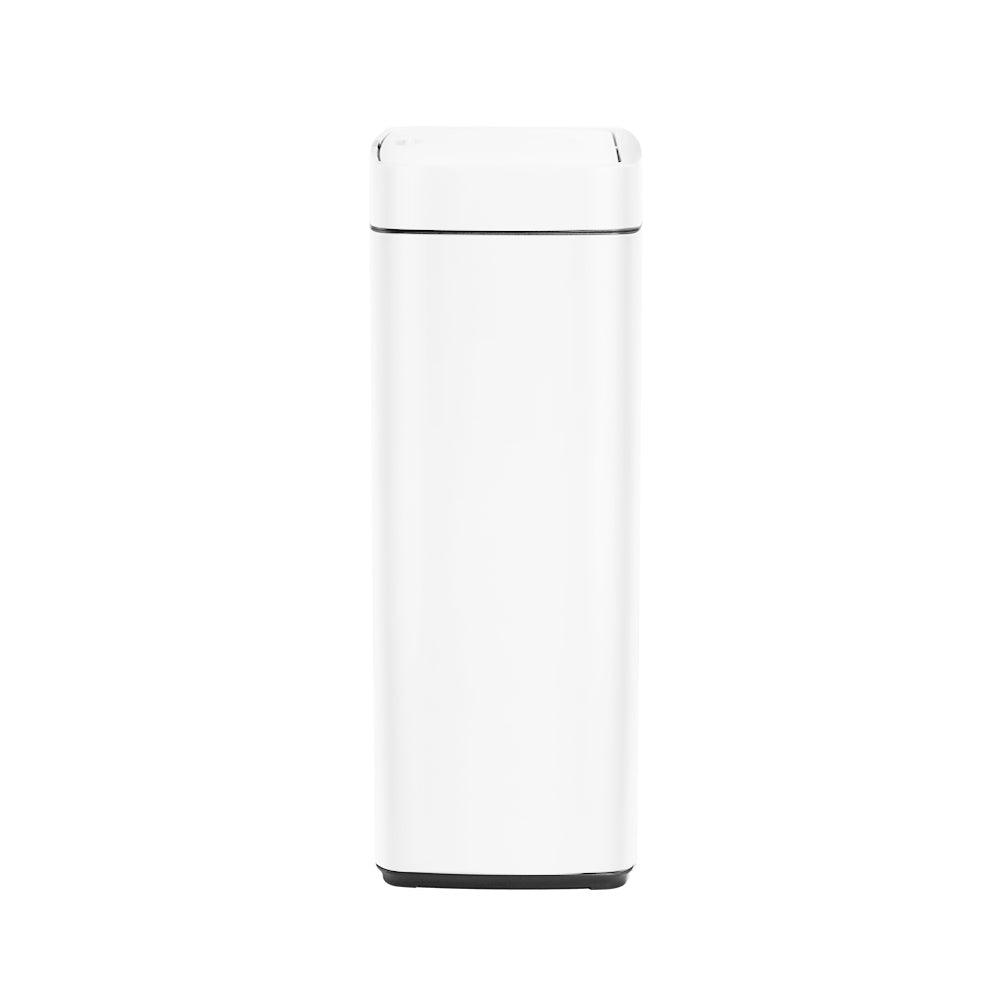 Automatic Motion Sensor Rubbish Bin 45L - White - Leisure Outdoors