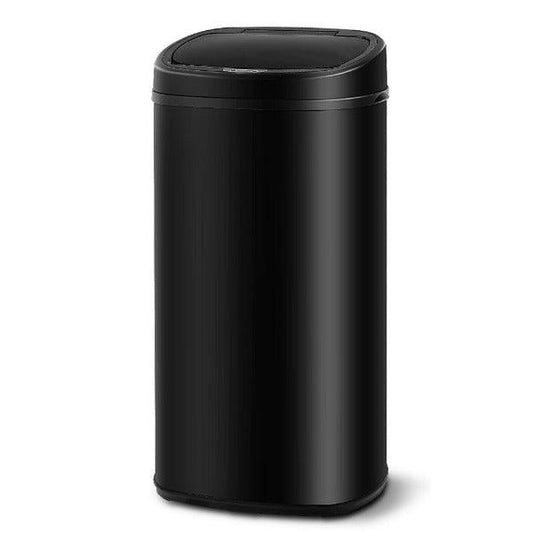 Automatic Motion Sensor Rubbish Bin 68L - Black - Leisure Outdoors