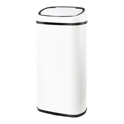 Automatic Motion Sensor Rubbish Bin 68L - White - Leisure Outdoors