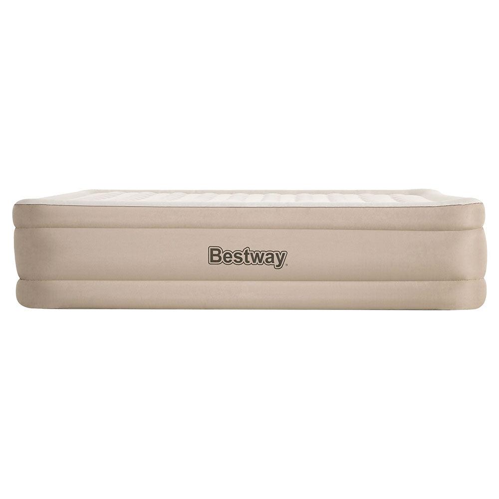 Bestway Air Bed Queen Size Mattress Camping Beds Inflatable Built-in Pump - Leisure Outdoors