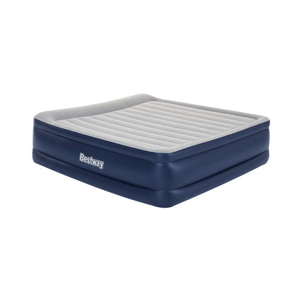 Bestway King Air Bed Inflatable Mattress Sleeping Mat Battery Built-in Pump - Leisure Outdoors