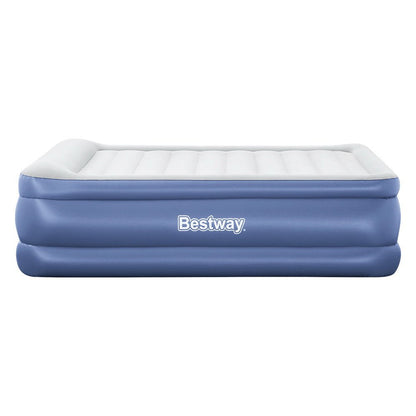 Bestway Queen Air Bed Inflatable Mattress Sleeping Mat Battery Built-in Pump - Leisure Outdoors