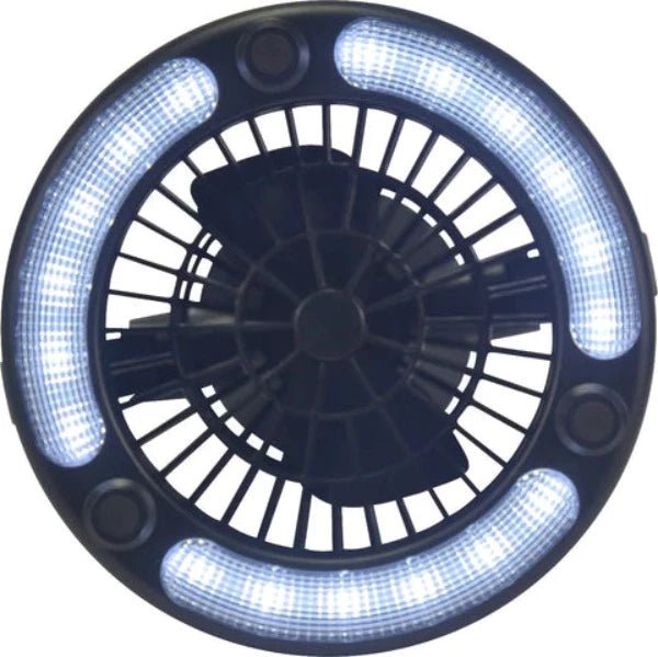 Camping 2 In 1 LED Light And Fan - Leisure Outdoors