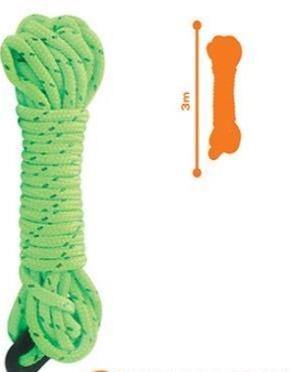 Camping Guy Tent Ropes Luminous - 4 PACK - Glow In The Dark - Leisure Outdoors