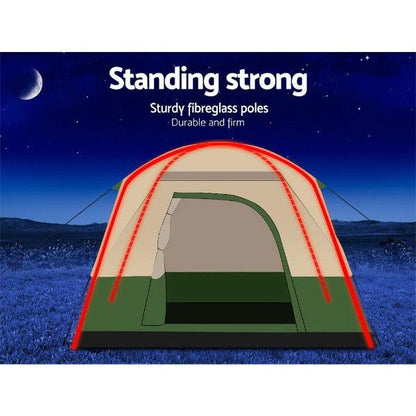 Camping Pop Up Tent - 4 Person - Leisure Outdoors