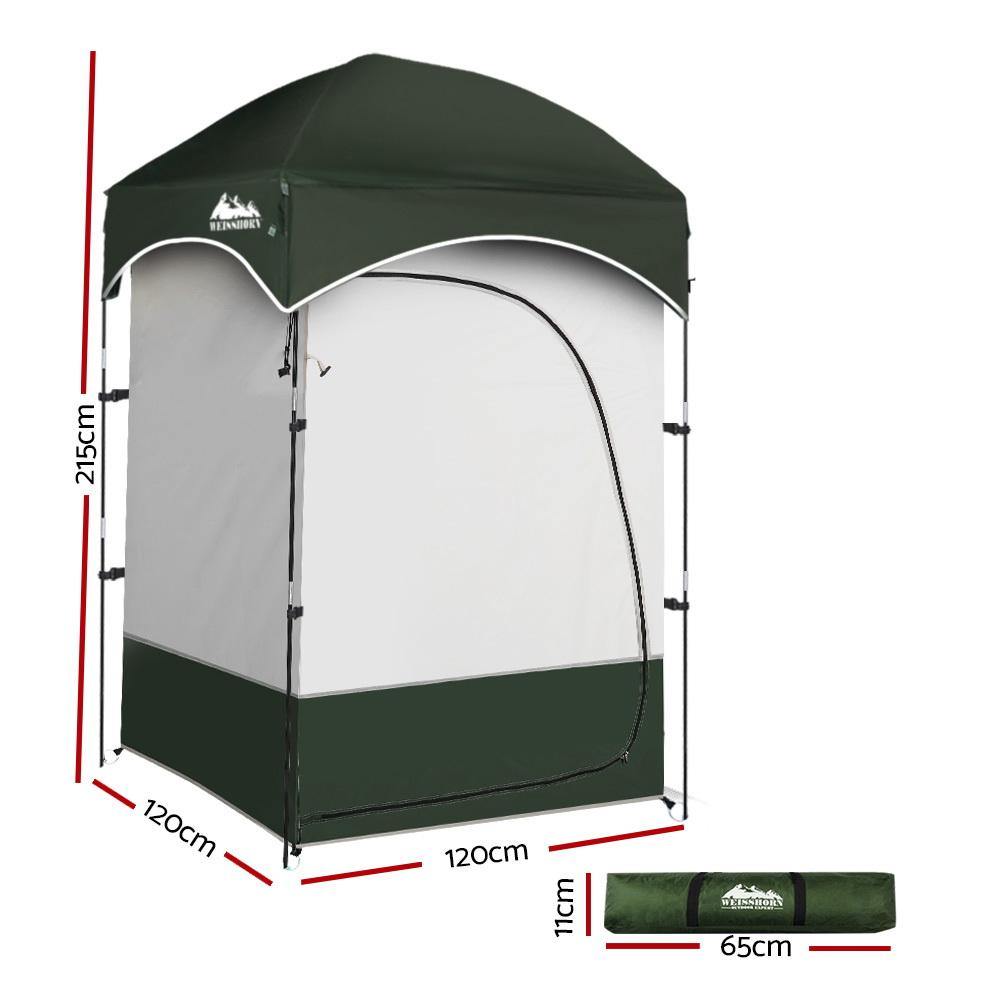 Camping Shower / Toilet Changing Room Tent - Leisure Outdoors