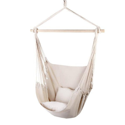 Hammock Swing Chair - Cream - Leisure Outdoors