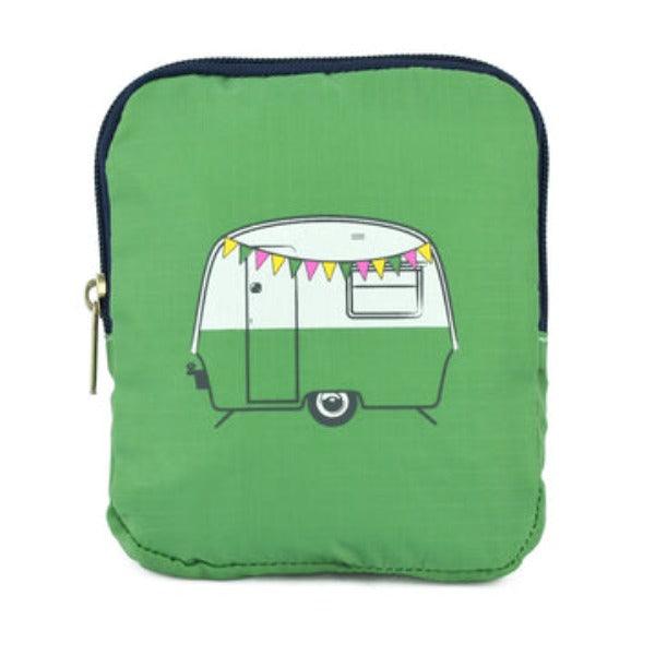 Handy Tote Bag - The Iconic Collection A World of Caravans Green - Leisure Outdoors