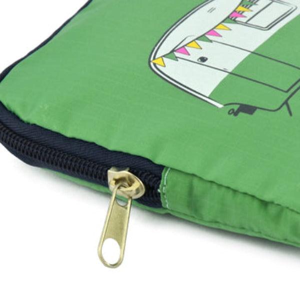 Handy Tote Bag - The Iconic Collection A World of Caravans Green - Leisure Outdoors