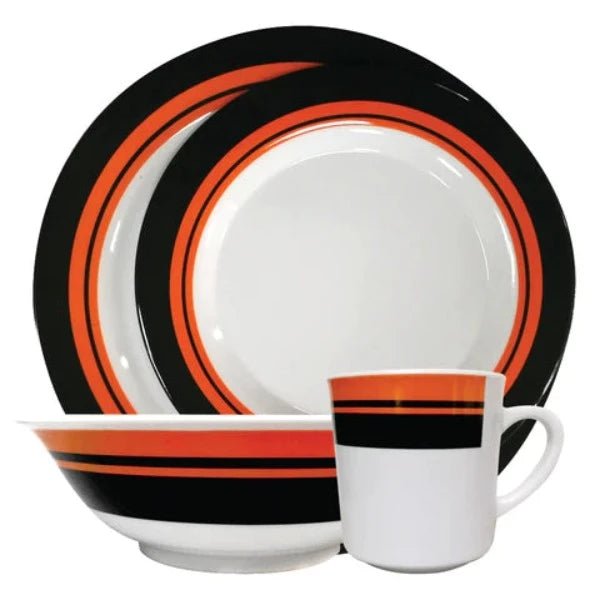 Melamine 16 Piece Dinner Set - Leisure Outdoors