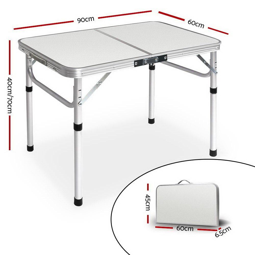 Outdoor Portable Foldable Kitchen Camping Table - Leisure Outdoors