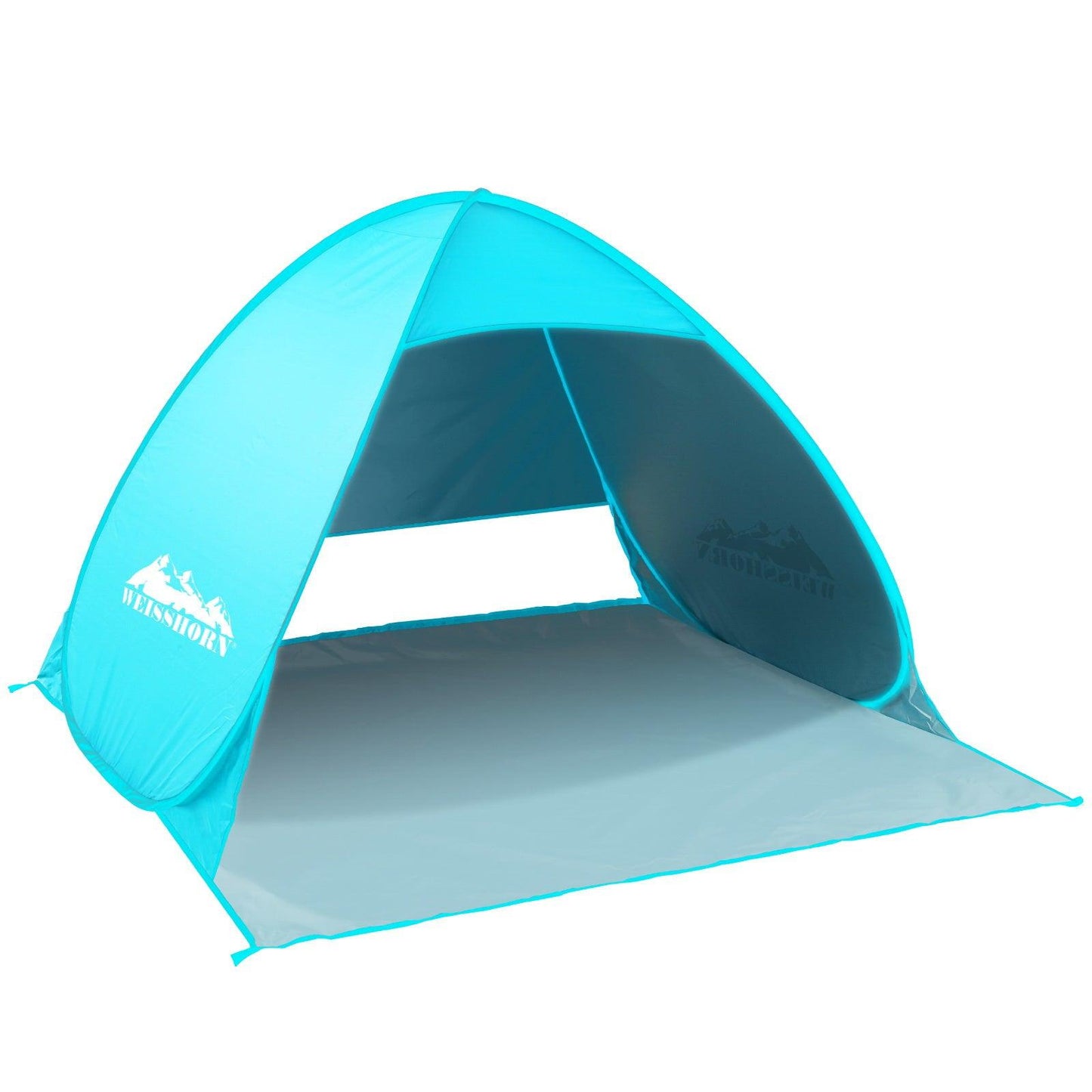 Pop Up Beach Tent Camping Hiking 3 Person Sun Shade Fishing Shelter - Leisure Outdoors