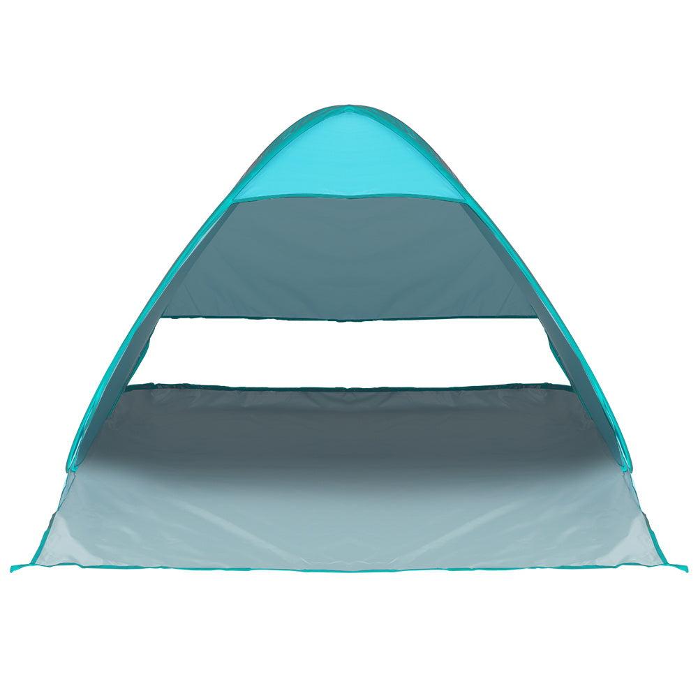 Pop Up Beach Tent Camping Hiking 3 Person Sun Shade Fishing Shelter - Leisure Outdoors