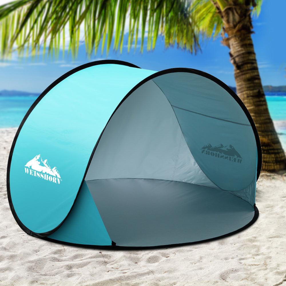 Pop Up Beach Tent Camping Portable Sun Shade Shelter Fishing - Leisure Outdoors