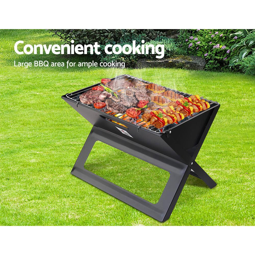 Portable Charcoal BBQ Grill - Leisure Outdoors