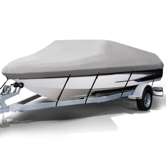 Seamanship Premium Waterproof Boat Cover - 14-16 FT - Grey - Leisure Outdoors