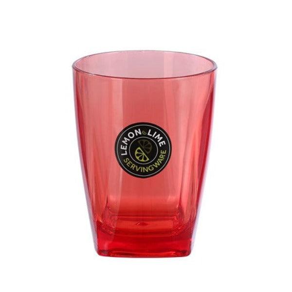 Set Of 8 - Deco Drinking Glass Tumbler - BPA Free - Leisure Outdoors